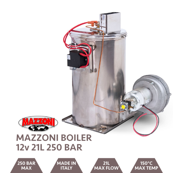 Mazzoni Boiler Without  Control Panel 250BAR @ 20LPM 12V